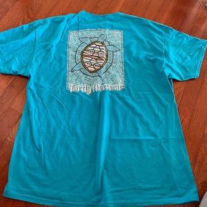Sunshine Raised Blue "Lake Girl" Short Sleeve T-Shirt, size 2XL